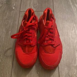 Red Huarache Nikes